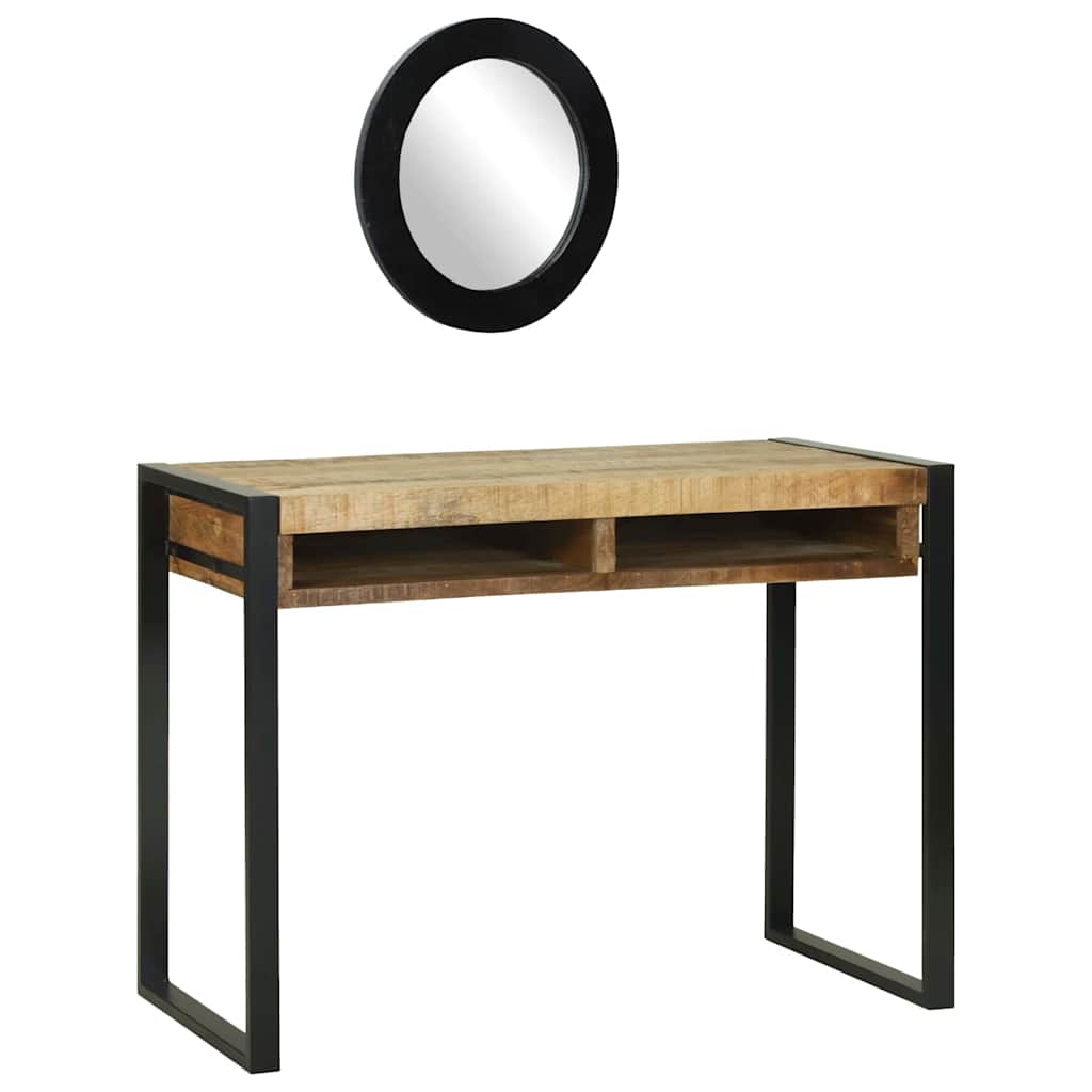 vidaXL Toaletka z półką Brązowy 100 x 50 x 75 cm Lite drewno mango