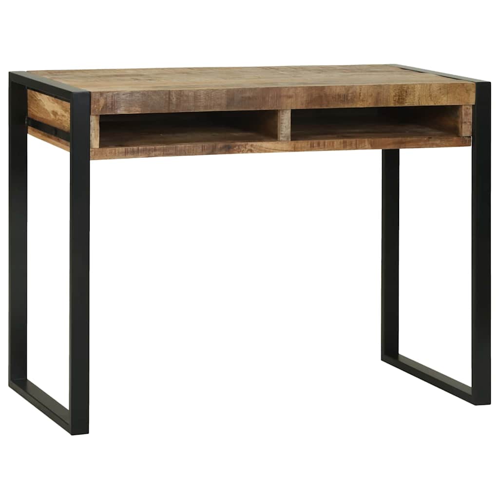 vidaXL Toaletka z półką Brązowy 100 x 50 x 75 cm Lite drewno mango