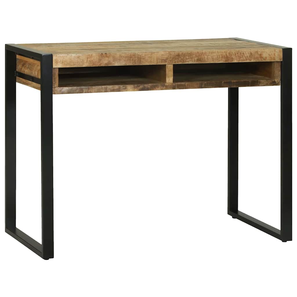 vidaXL Toaletka z półką Brązowy 100 x 50 x 75 cm Lite drewno mango