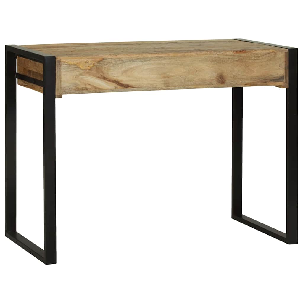 vidaXL Toaletka z półką Brązowy 100 x 50 x 75 cm Lite drewno mango