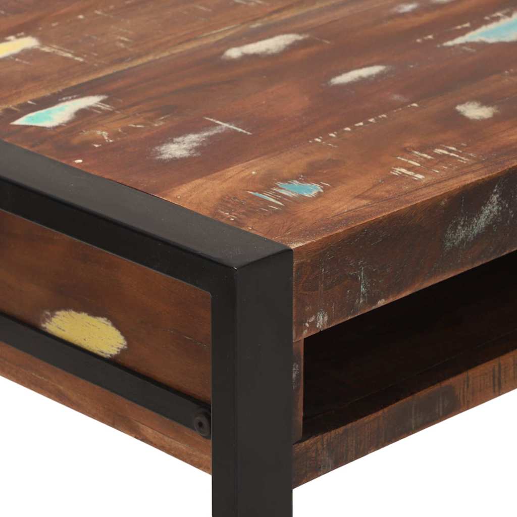 vidaXL Toaletka Wielokolorowe 100 x 50 x 75 cm Lite drewno z odzysku