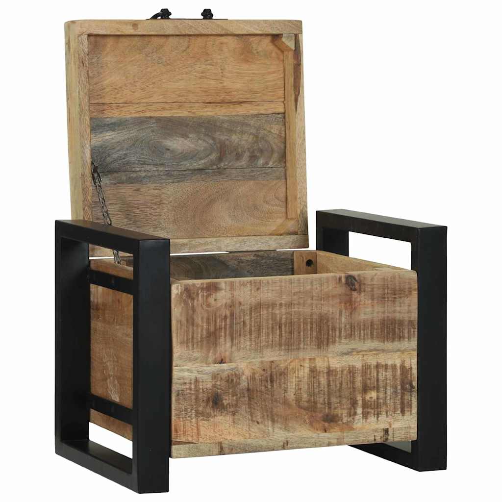 vidaXL Skrzynie do przechowywania 40 x 30 x 30 cm Lite drewno mango