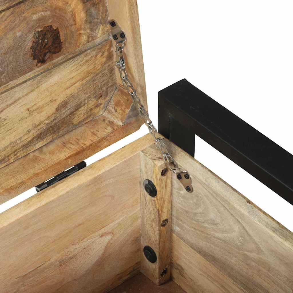 vidaXL Skrzynie do przechowywania 80 x 30 x 30 cm Lite drewno mango
