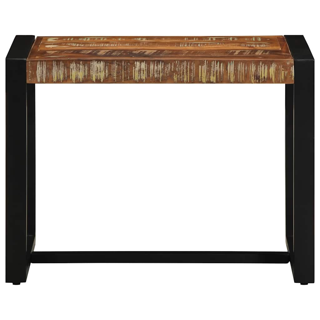 vidaXL Ławka wielokolorowa 60x35x45 cm lite drewno odzyskane