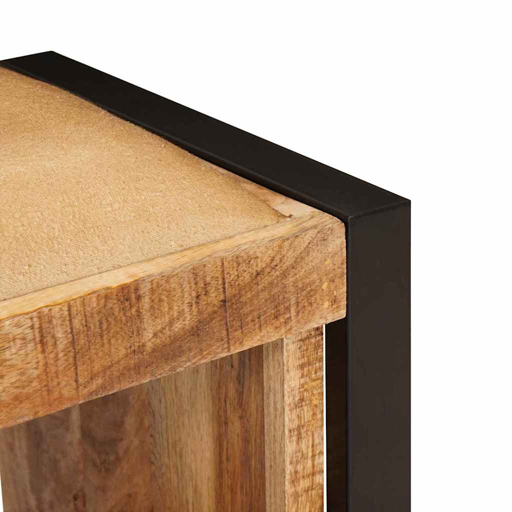 vidaXL Ławka z miejscem do przechowywania Brązowy Lite drewno mango