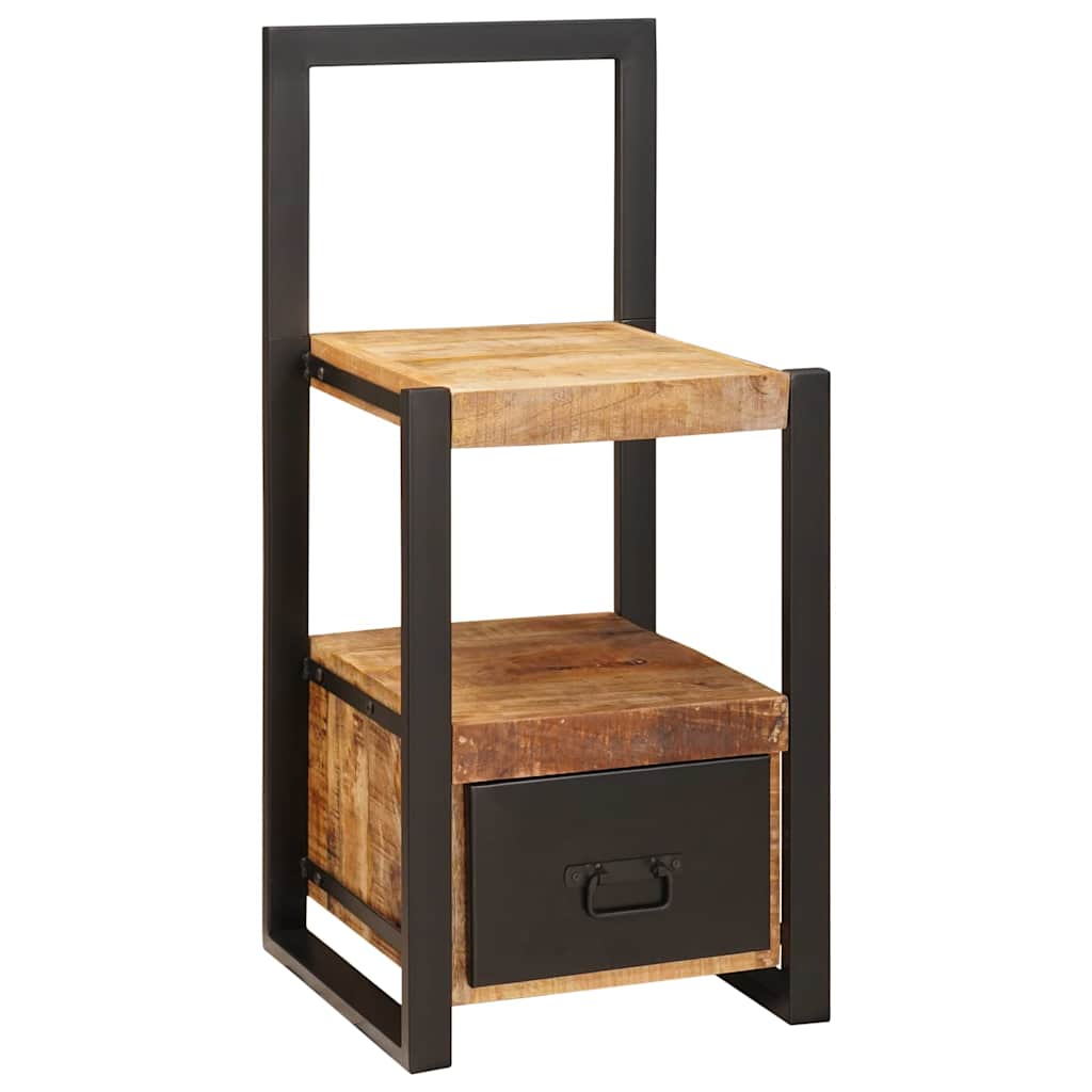 vidaXL Wieszak do ubrań z półką Brązowy 40 x 40 x 90 cm Drewno z mango