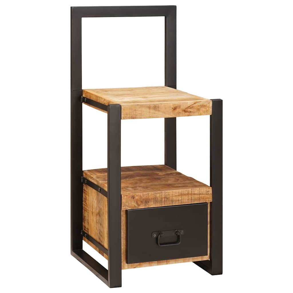 vidaXL Wieszak do ubrań z półką Brązowy 40 x 40 x 90 cm Drewno z mango