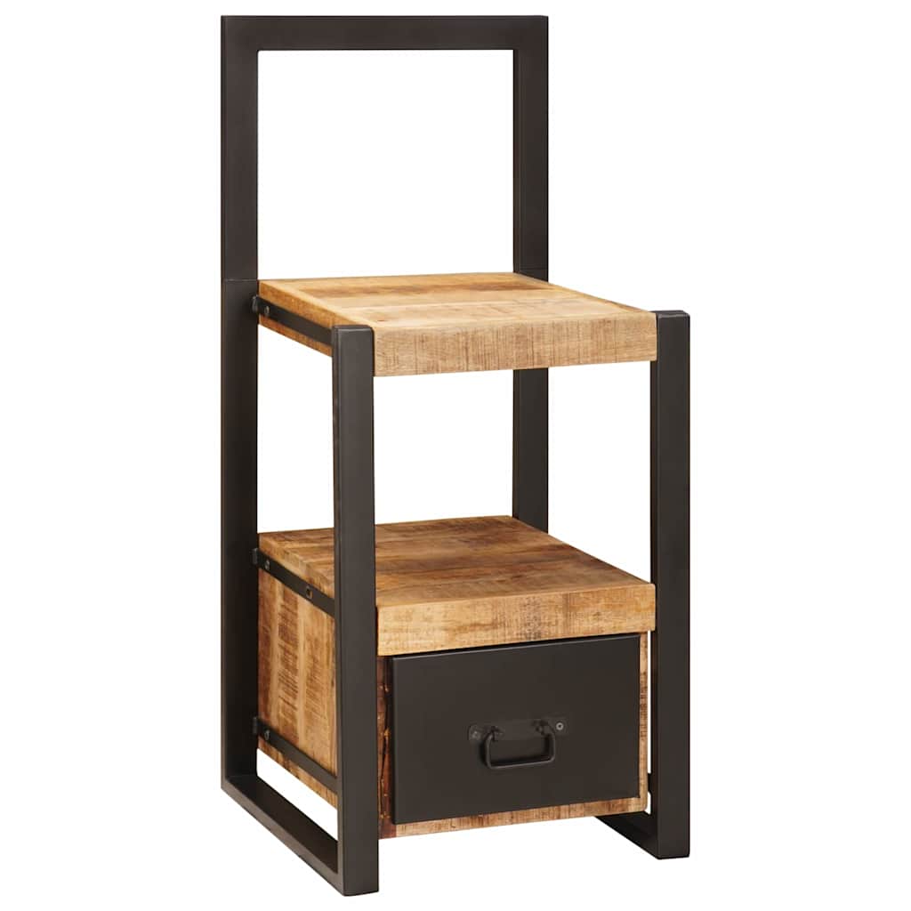 vidaXL Wieszak do ubrań z półką Brązowy 40 x 40 x 90 cm Drewno z mango