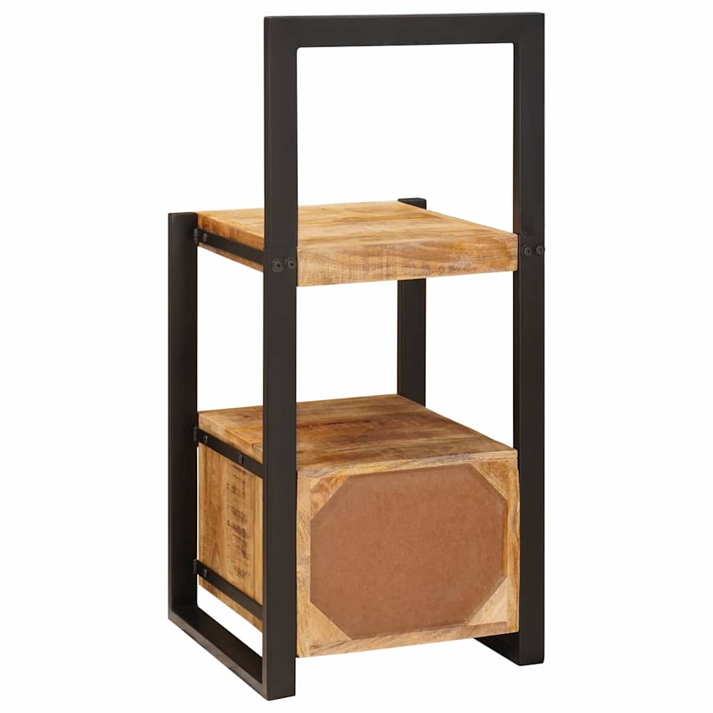 vidaXL Wieszak do ubrań z półką Brązowy 40 x 40 x 90 cm Drewno z mango