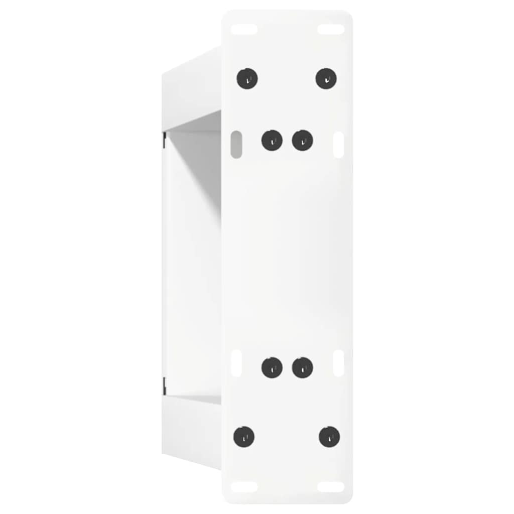 vidaXL Nogi do stolika kawowego w kształcie litery U 2 szt. Białe 30x(30-31) cm Stal