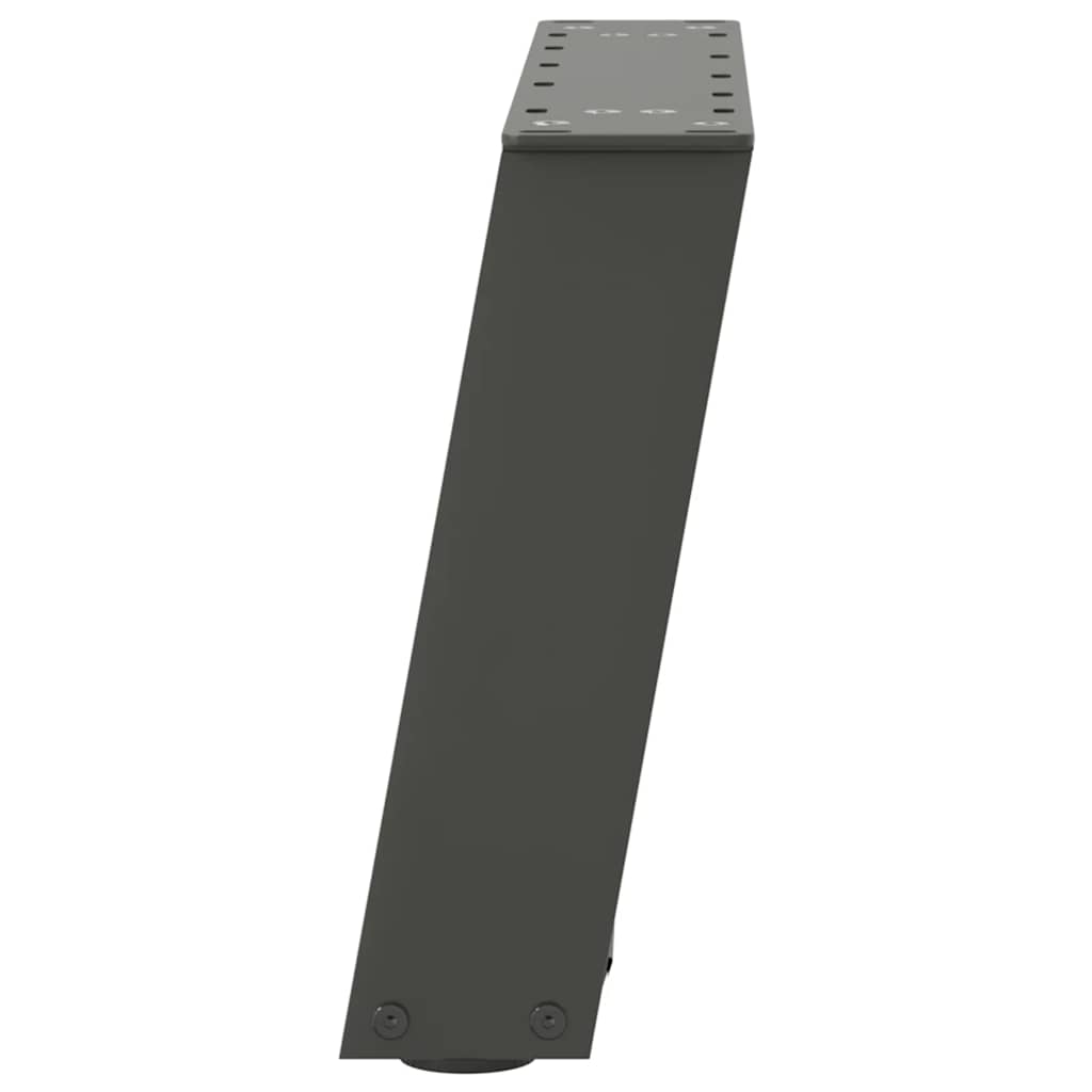 vidaXL Nogi do stolika kawowego w kształcie litery U 2 szt. Antracyt 40x(30-31) cm Stal