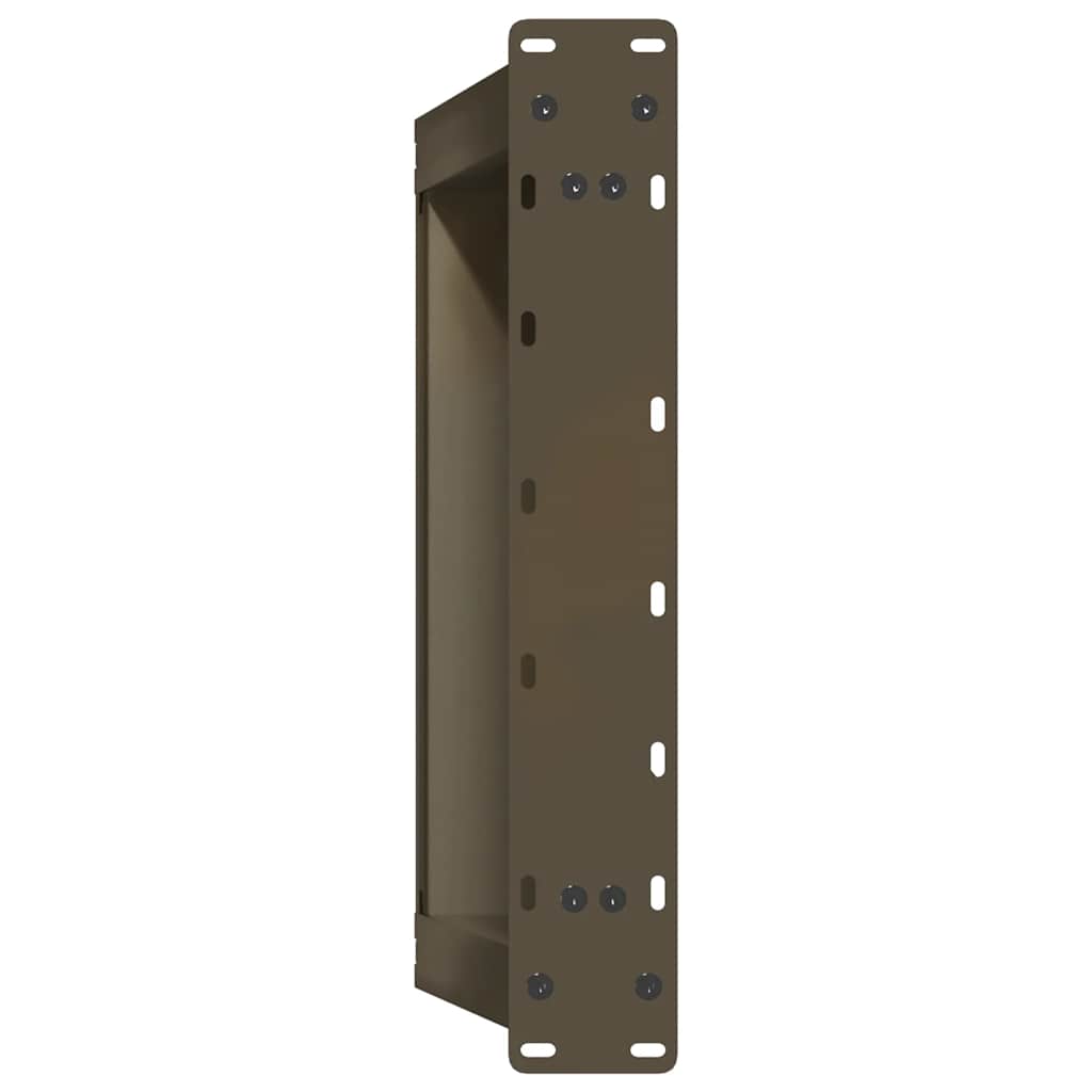 vidaXL Nogi do stolika kawowego w kształcie litery U 2 szt. Naturalna stal 50x(30-31) cm Stal
