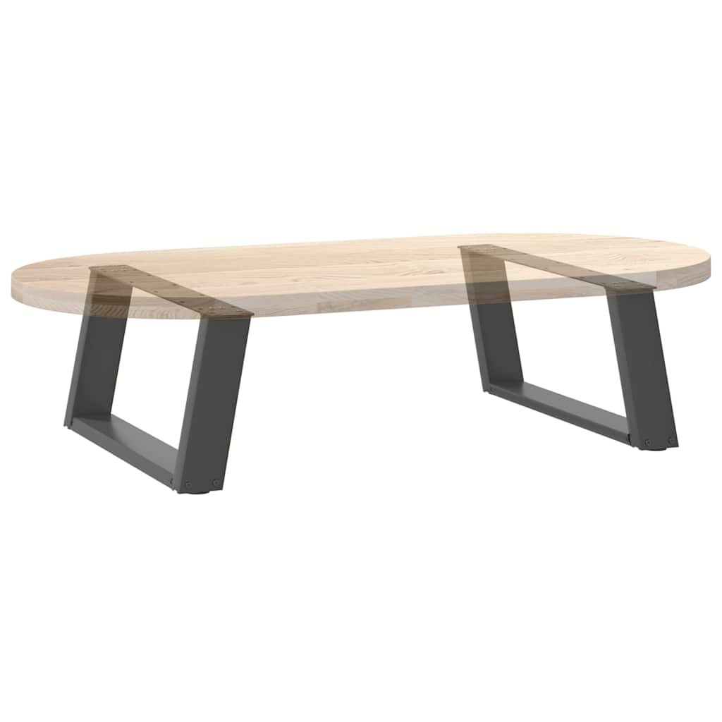vidaXL Nogi do stolika kawowego w kształcie litery U 2 szt. Antracyt 60x(30-31) cm Stal