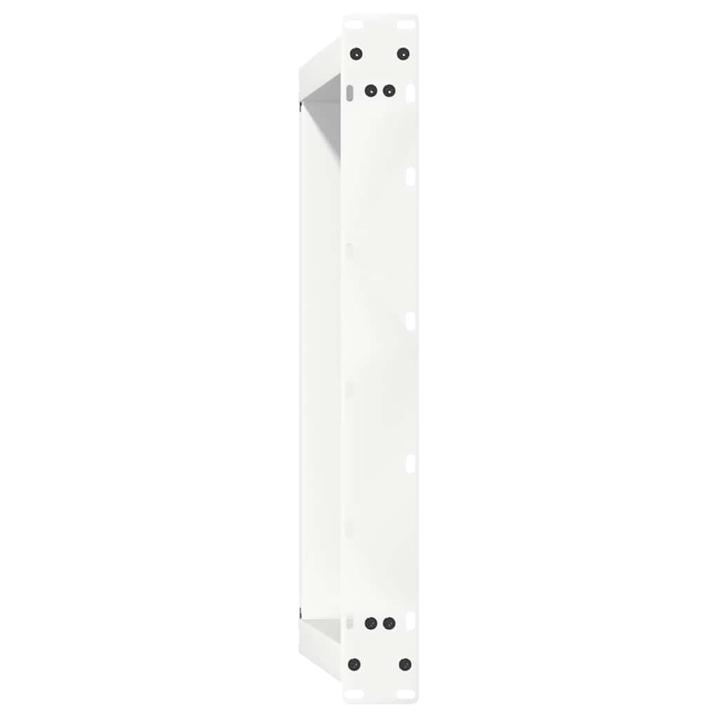vidaXL Nogi do stolika kawowego w kształcie litery U 2 szt. Białe 70x(30-31) cm Stal