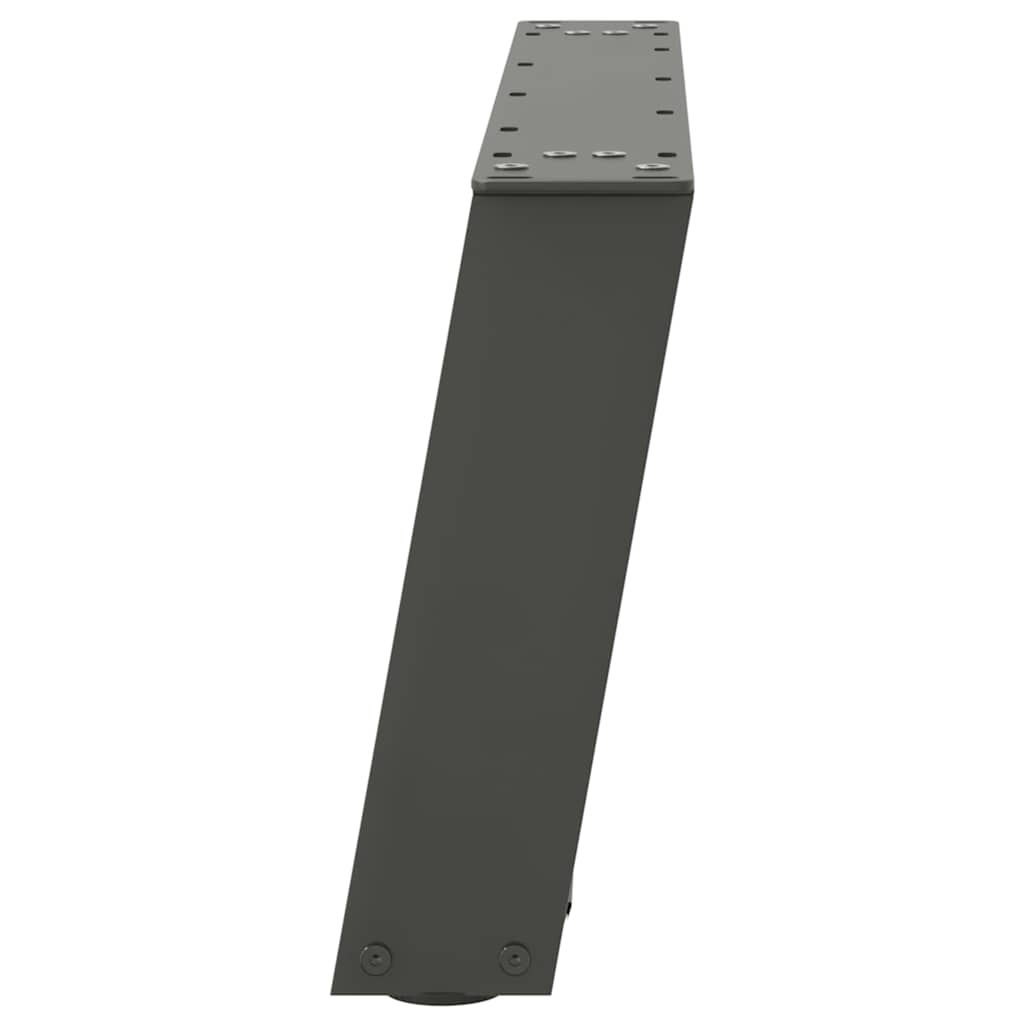 vidaXL Nogi do stolika kawowego w kształcie litery U 2 szt. Antracyt 70x(30-31) cm Stal
