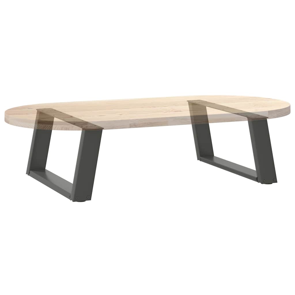 vidaXL Nogi do stolika kawowego w kształcie litery U 2 szt. Antracyt 70x(30-31) cm Stal