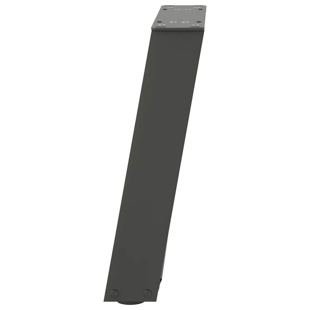 vidaXL Nogi do stolika kawowego w kształcie litery U 2 szt. Antracyt 28x(42-43) cm Stal
