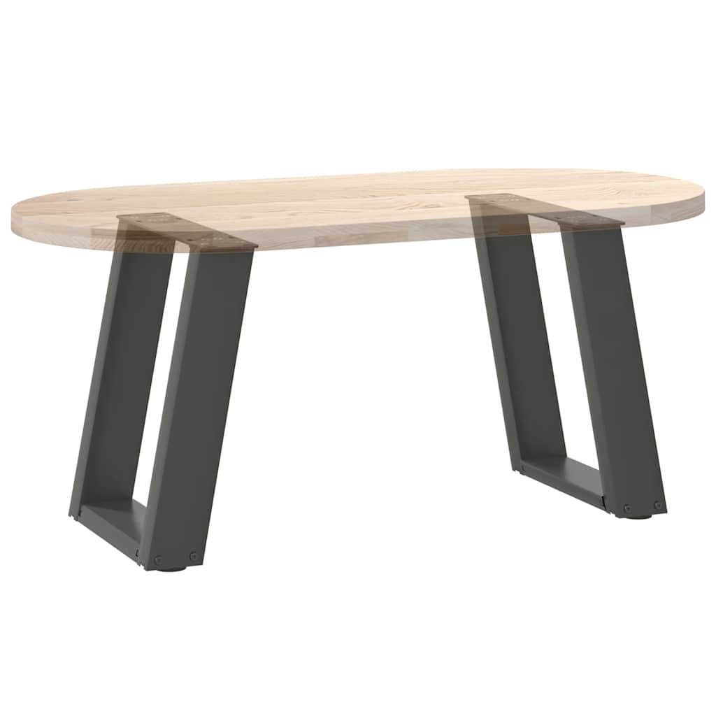vidaXL Nogi do stolika kawowego w kształcie litery U 2 szt. Antracyt 28x(42-43) cm Stal