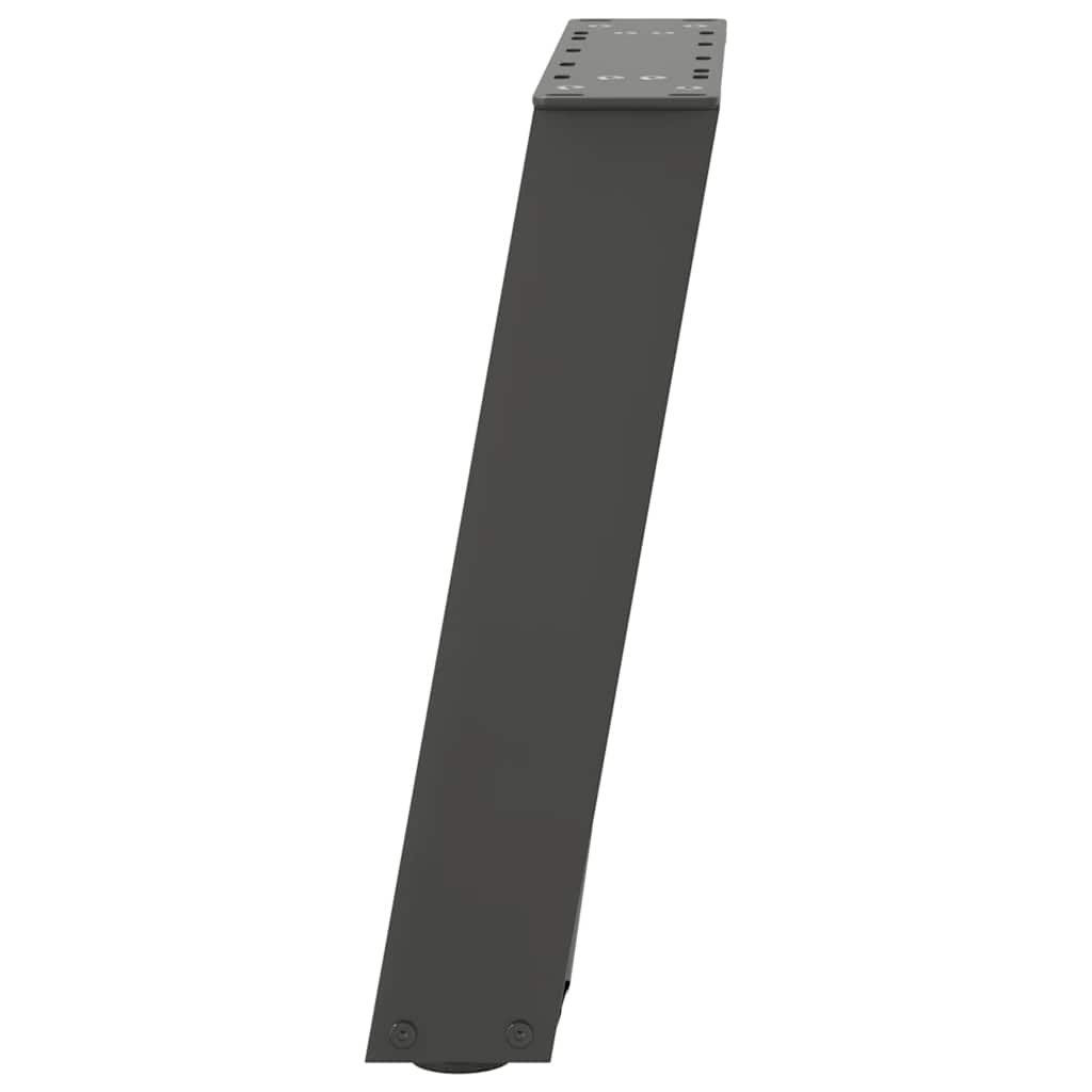 vidaXL Nogi do stolika kawowego w kształcie litery U 2 szt. Antracyt 38x(42-43) cm Stal