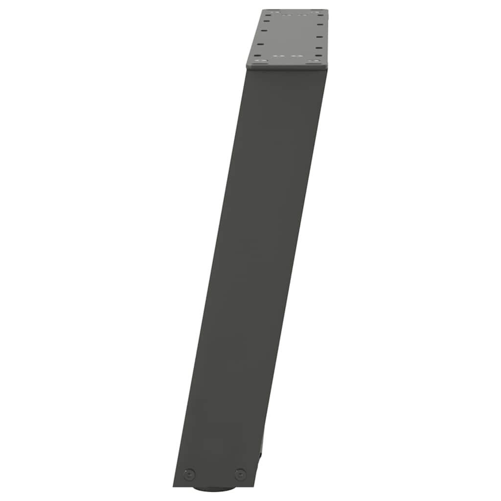 vidaXL Nogi do stolika kawowego w kształcie litery U 2 szt. Antracyt 50x(42-43) cm Stal