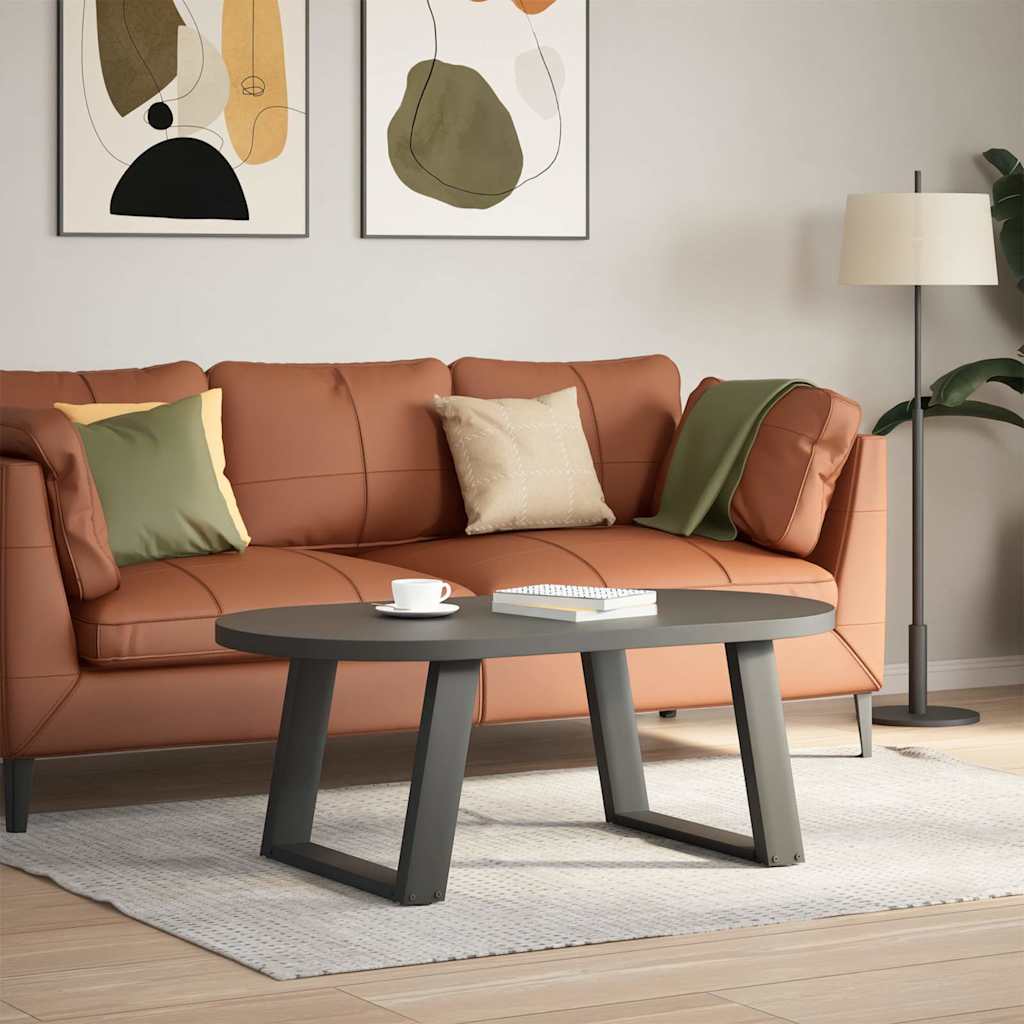 vidaXL Nogi do stolika kawowego w kształcie litery U 2 szt. Antracyt 60x(42-43) cm Stal