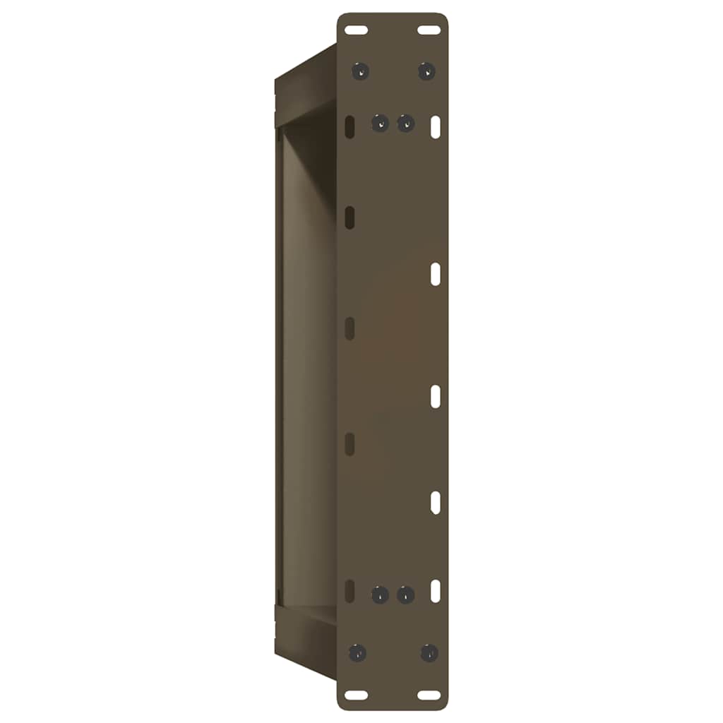vidaXL Nogi do stolika kawowego w kształcie litery U 2 szt. Naturalna stal 60x(42-43) cm Stal