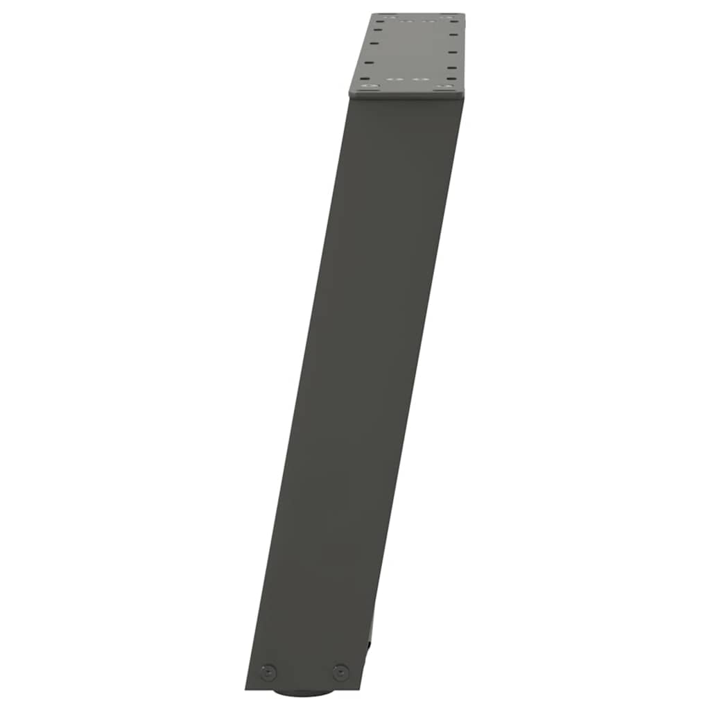vidaXL Nogi do stolika kawowego w kształcie litery U 2 szt. Antracyt 70x(42-43) cm Stal