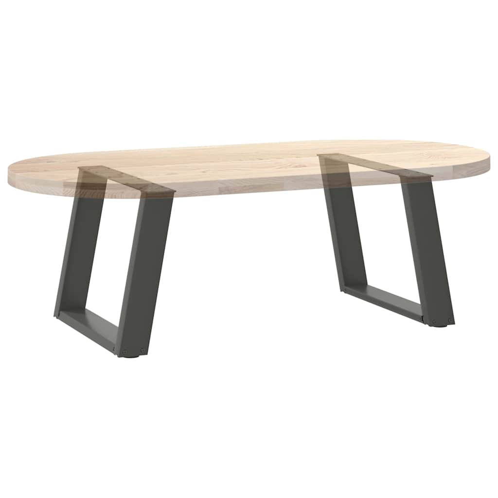 vidaXL Nogi do stolika kawowego w kształcie litery U 2 szt. Antracyt 70x(42-43) cm Stal