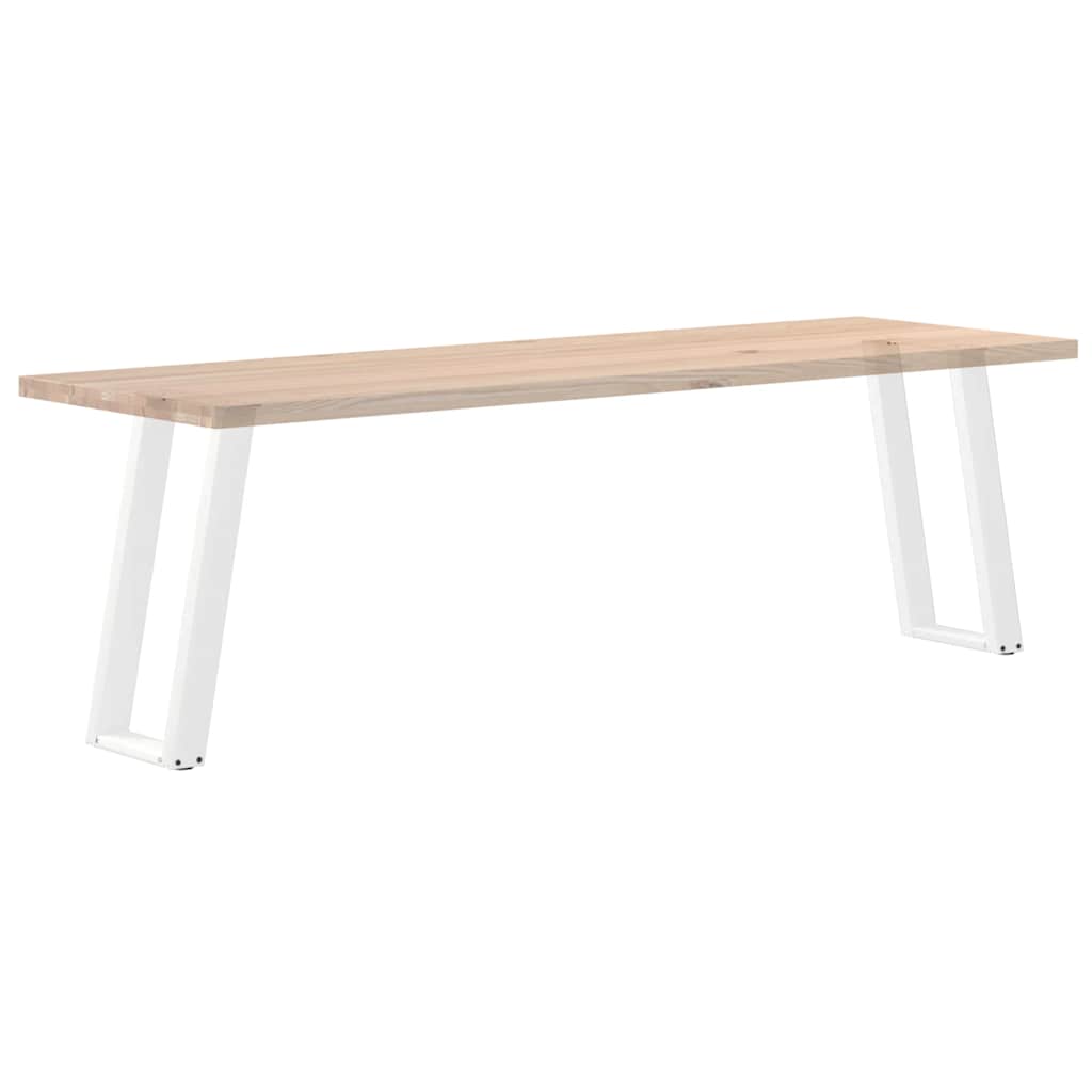 vidaXL Nogi do stołu konsolowego w kształcie litery U 2 szt. Białe 28x(72-73) cm Stal