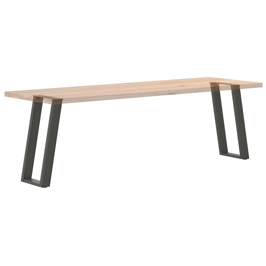 vidaXL Nogi do stołu konsolowego w kształcie litery U 2 szt. Antracyt 28x(72-73) cm Stal