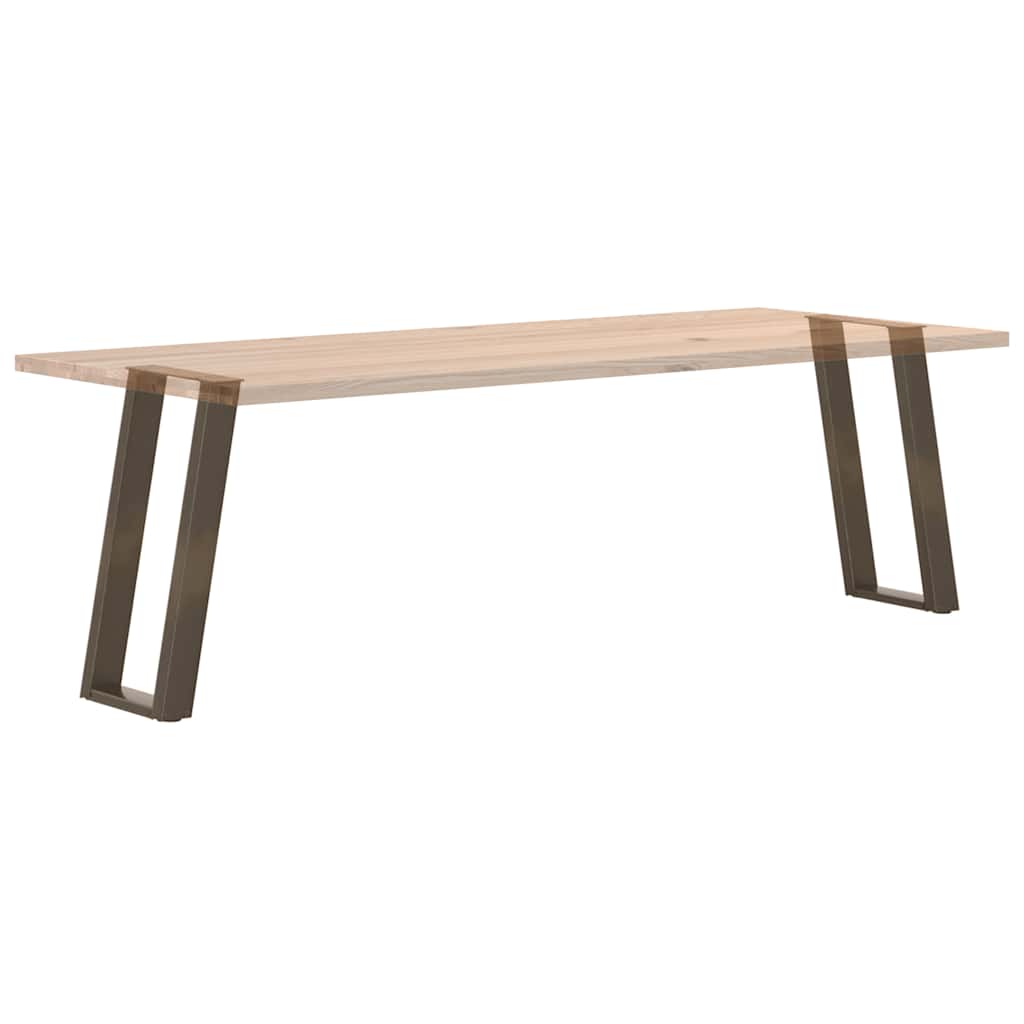 vidaXL Nogi do stołu konsolowego w kształcie litery U 2 szt. Naturalna stal 28x(72-73) cm Stal