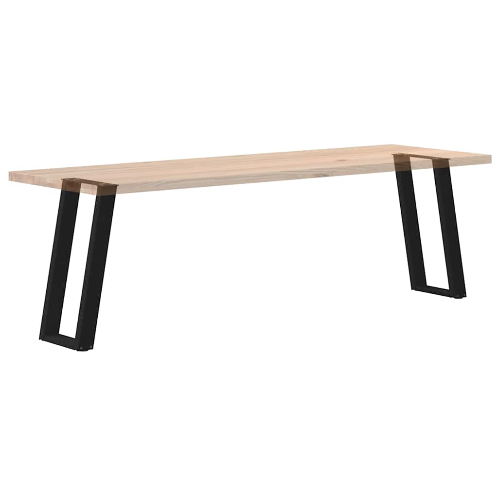 vidaXL Nogi do stołu konsolowego w kształcie litery U 2 szt. Czarne 38x(72-73) cm Stal