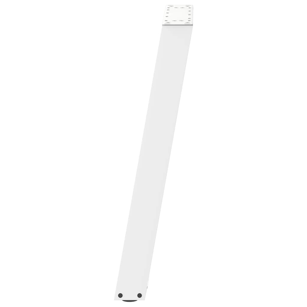 vidaXL Nogi do stołu konsolowego w kształcie litery U 2 szt. Białe 38x(72-73) cm Stal