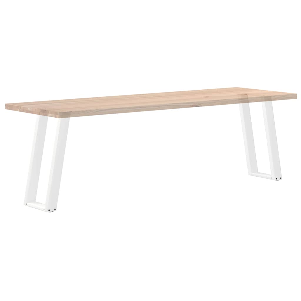 vidaXL Nogi do stołu konsolowego w kształcie litery U 2 szt. Białe 38x(72-73) cm Stal