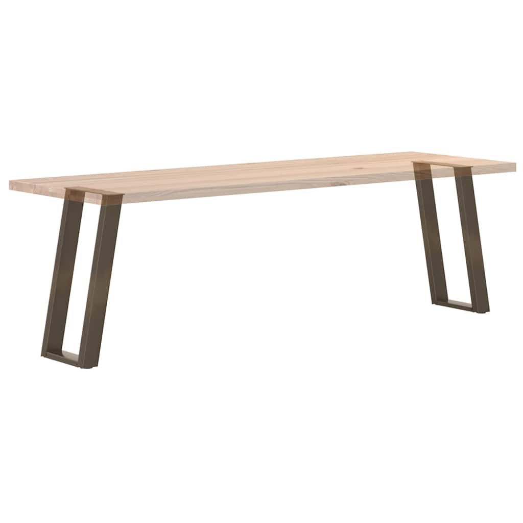 vidaXL Nogi do stołu konsolowego w kształcie litery U 2 szt. Naturalna stal 38x(72-73) cm Stal