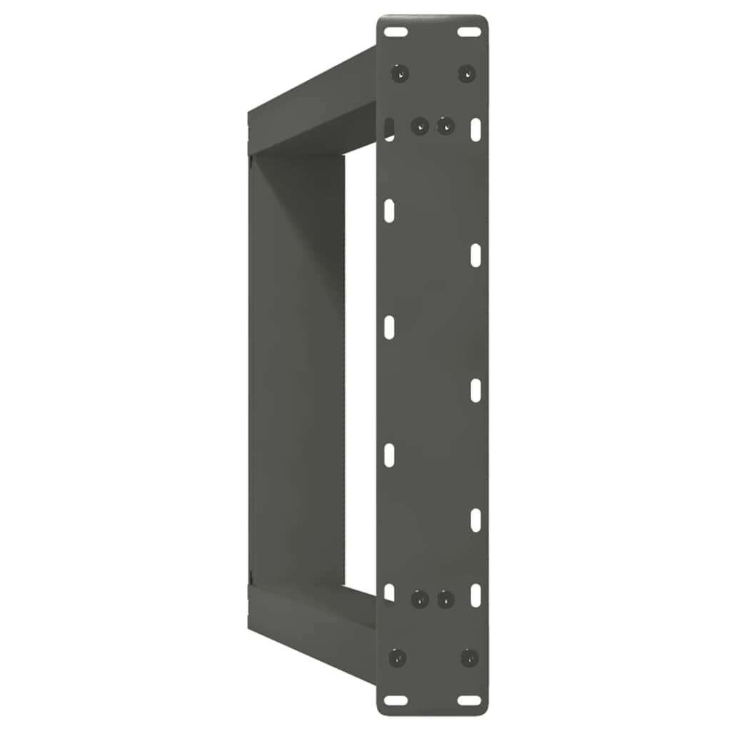vidaXL Nogi do stołu jadalnego w kształcie litery U 2 szt. Antracyt 50x(72-73) cm Stal