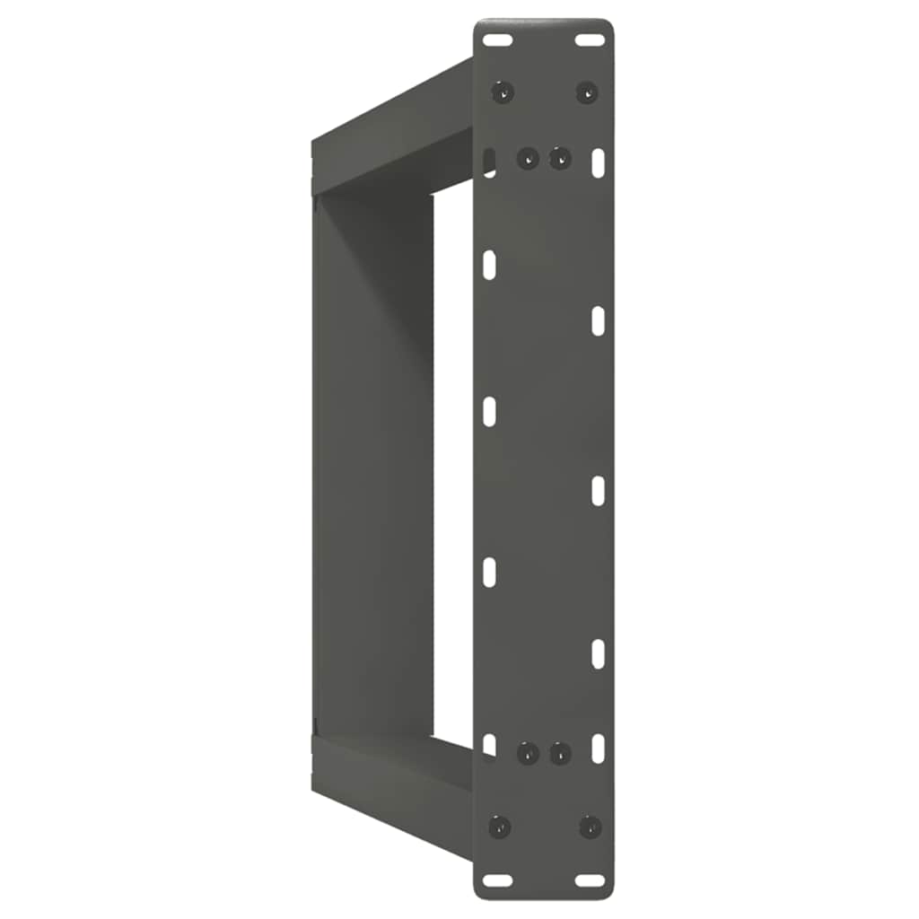 vidaXL Nogi do stołu jadalnego w kształcie litery U 2 szt. Antracyt 60x(72-73) cm Stal