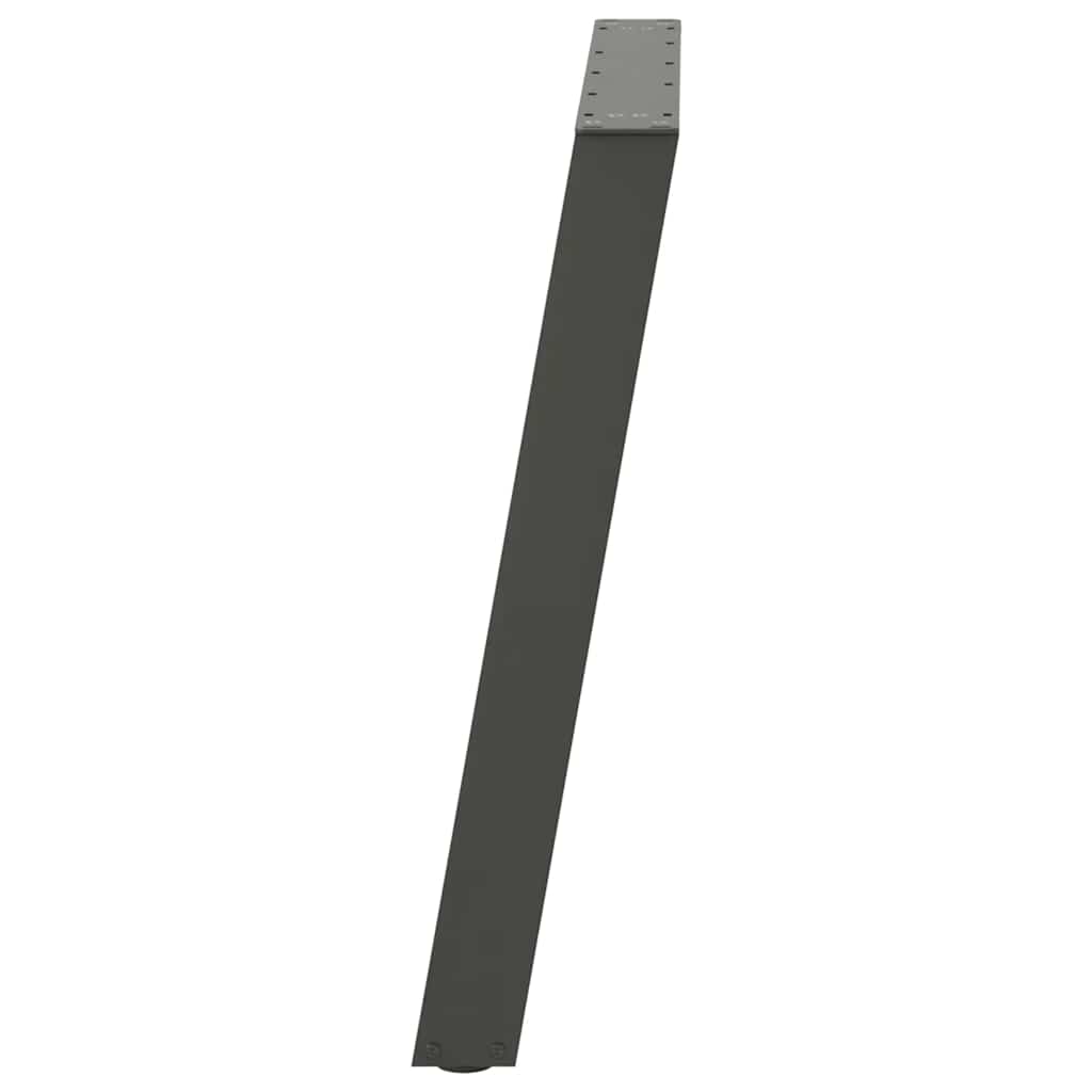 vidaXL Nogi do stołu jadalnego w kształcie litery U 2 szt. Antracyt 70x(72-73) cm Stal
