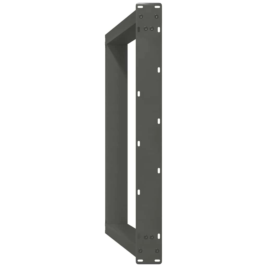 vidaXL Nogi do stołu jadalnego w kształcie litery U 2 szt. Antracyt 70x(72-73) cm Stal