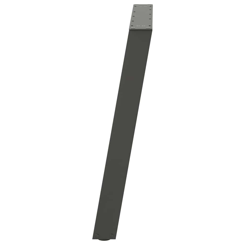 vidaXL Nogi do stołu jadalnego w kształcie litery U 2 szt. Antracyt 90x(72-73) cm Stal