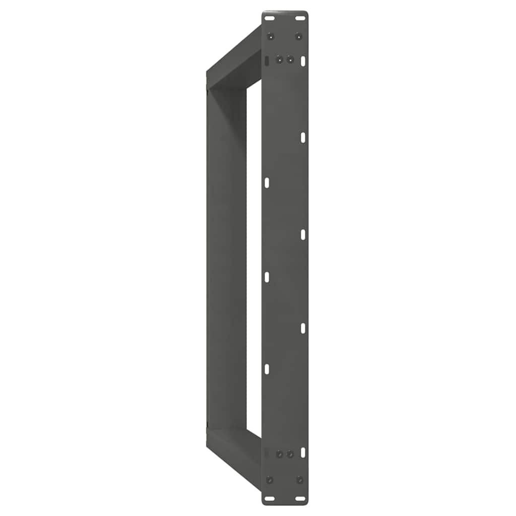 vidaXL Nogi do stołu jadalnego w kształcie litery U 2 szt. Antracyt 90x(72-73) cm Stal