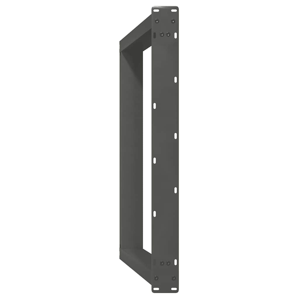 vidaXL Nogi do stołu jadalnego w kształcie litery U 2 szt. Antracyt 100x(72-73) cm Stal