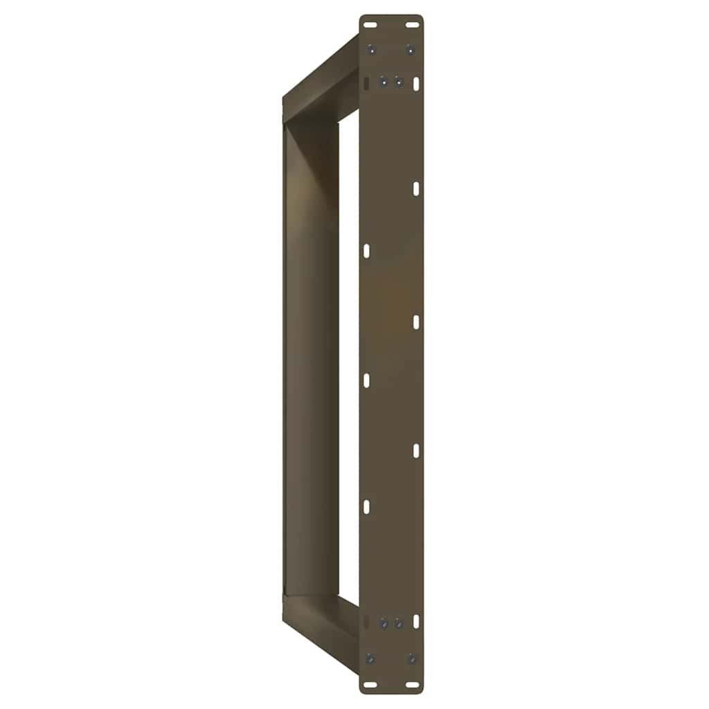 vidaXL Nogi do stołu jadalnego w kształcie litery U 2 szt. Naturalna stal 100x(72-73) cm Stal