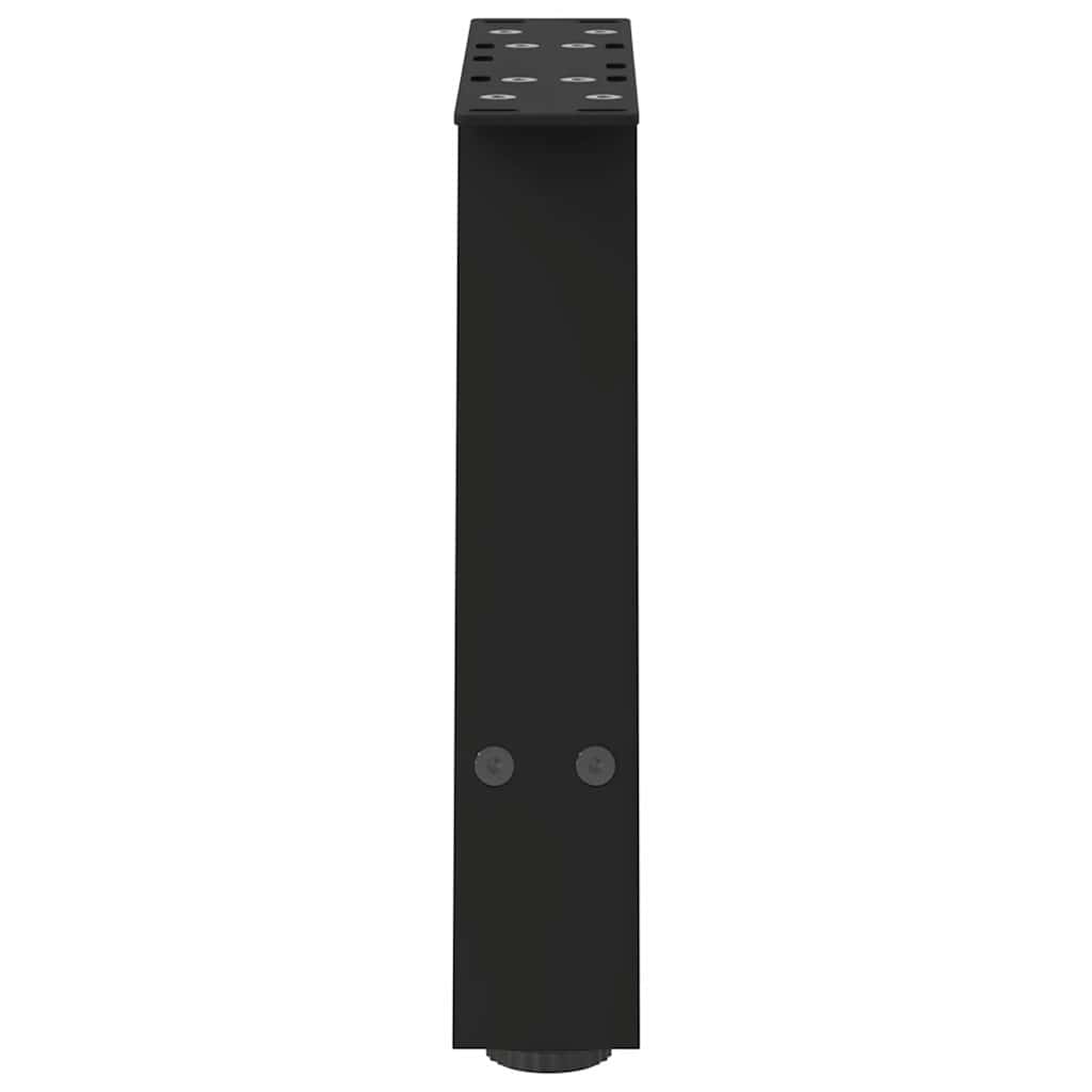 vidaXL Nogi do stolika kawowego w kształcie litery A 2 szt. Czarne 30x(30-31) cm Stal