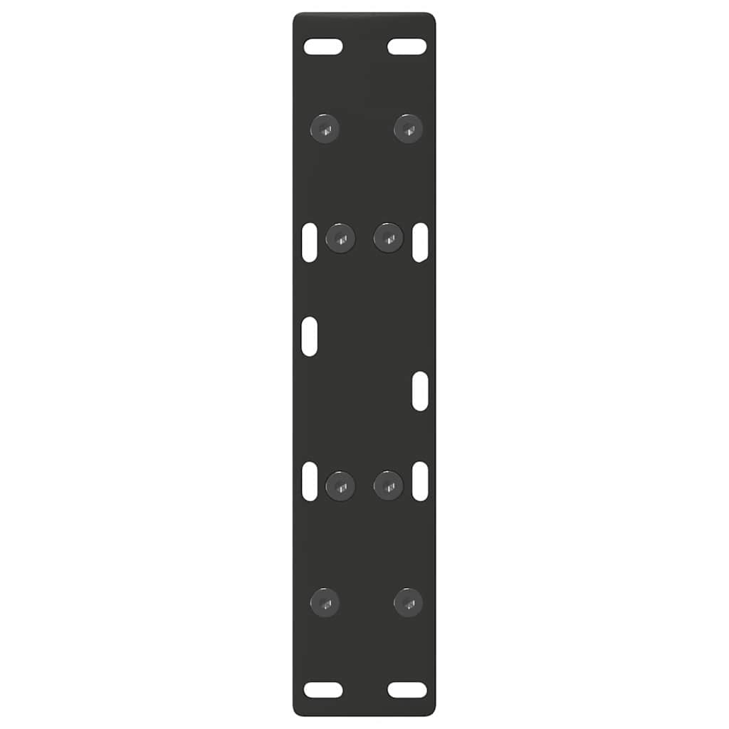 vidaXL Nogi do stolika kawowego w kształcie litery A 2 szt. Czarne 30x(30-31) cm Stal