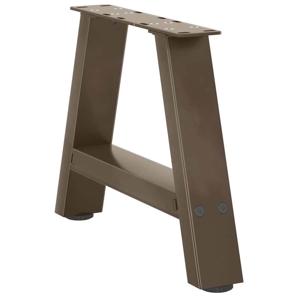 vidaXL Nogi do stolika kawowego w kształcie litery A 2 szt. 30x(30-31) cm Stal