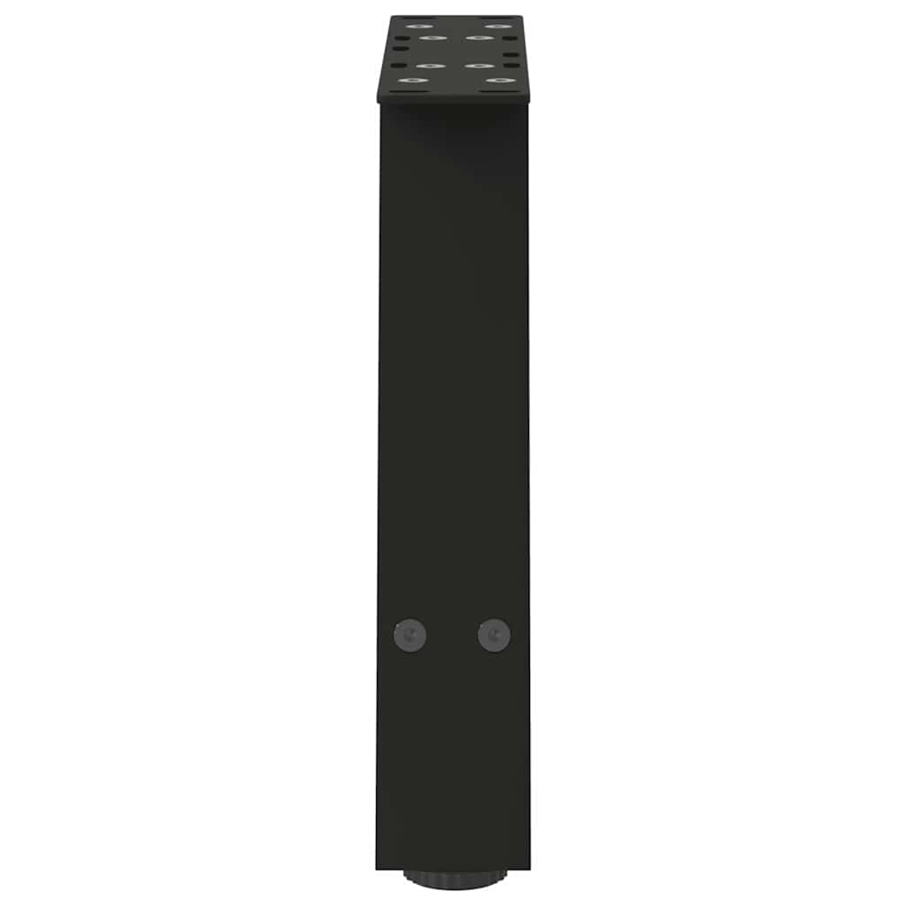 vidaXL Nogi do stolika kawowego w kształcie litery A 2 szt. Czarne 50x(30-31) cm Stal