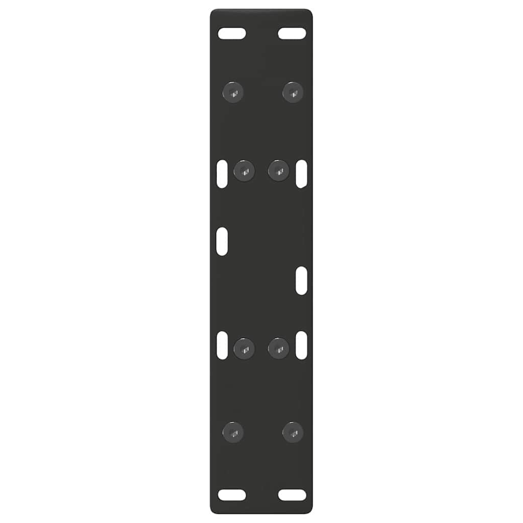 vidaXL Nogi do stolika kawowego w kształcie litery A 2 szt. Czarne 50x(30-31) cm Stal