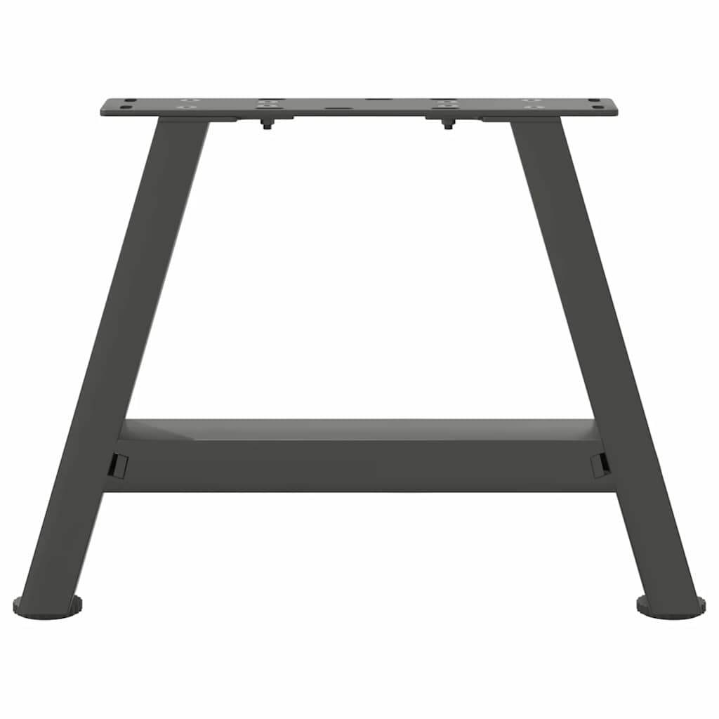 vidaXL Nogi do stolika kawowego w kształcie litery A 2 szt. Antracyt 50x(30-31) cm Stal