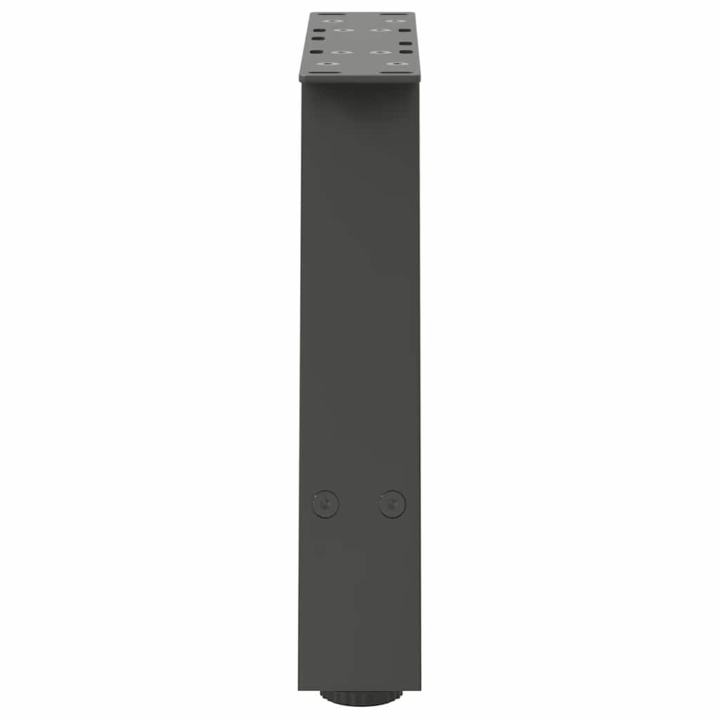 vidaXL Nogi do stolika kawowego w kształcie litery A 2 szt. Antracyt 50x(30-31) cm Stal